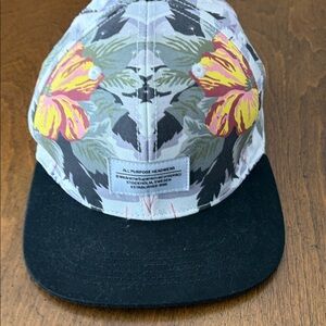WESC Floral Snapback Hat – Tropical Print – One Size